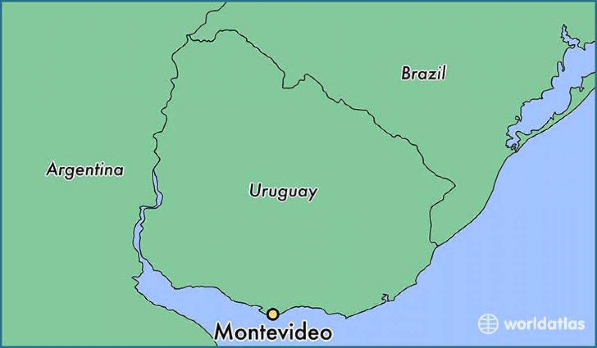 Քարտեզ Մոնտեվիդեո, Ուրուգվայ