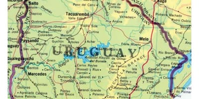Ուրուգվայի Քարտեզ